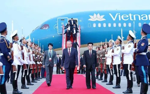 Tổng Bí thư Tô Lâm bắt đầu thăm cấp Nhà nước tới Triều Tiên