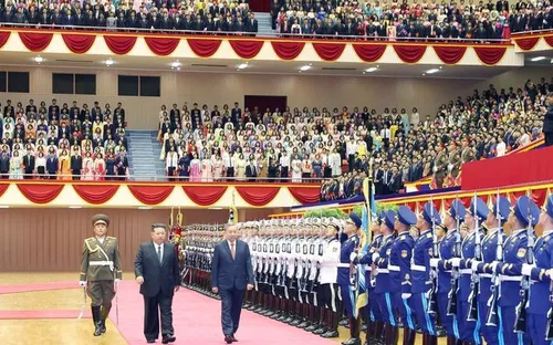 Lễ đón Tổng Bí thư Tô Lâm thăm cấp Nhà nước Cộng hòa Dân chủ Nhân dân Triều Tiên