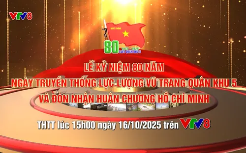 Lễ kỉ niệm 80 năm Ngày truyền thống lực lượng vũ trang Quân khu 5