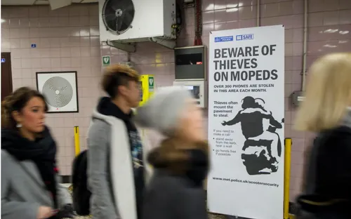 Thủ đô London (Anh) trở thành điểm nóng của nạn trộm điện thoại