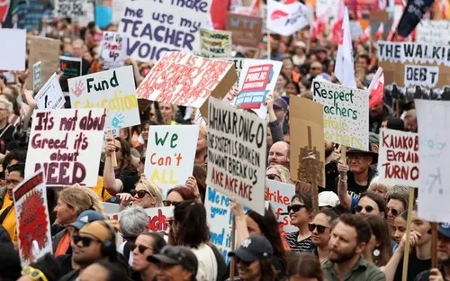 New Zealand: 100.000 lao động đình công yêu cầu cải thiện điều kiện làm việc