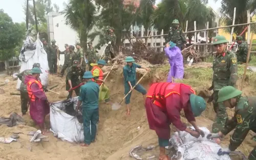 Đà Nẵng khẩn trương chống sạt lở bờ biển Hội An