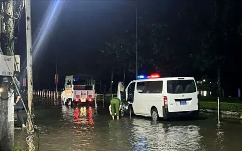 Hai trẻ nhỏ bị điện giật tử vong tại công viên ngập nước