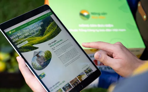 Ra mắt bản đồ nông sản số