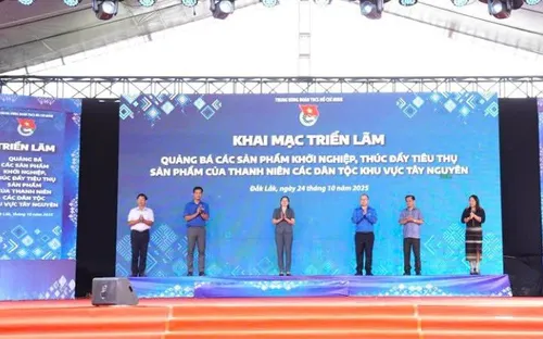 Khai mạc Triển lãm sản phẩm khởi nghiệp của thanh niên các dân tộc khu vực Tây Nguyên