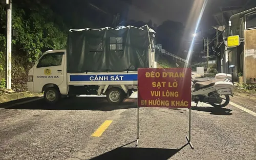 Lâm Đồng thông báo khẩn cấp về phân luồng giao thông trên đèo D’Ran