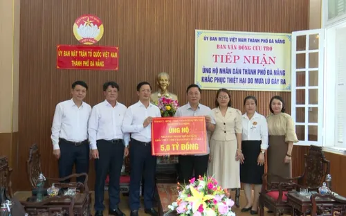 TP Hải Phòng hỗ trợ đồng bào vùng lũ TP Đà Nẵng