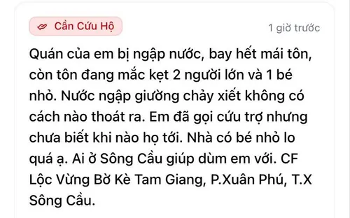 Đắk Lắk: Hàng trăm cuộc gọi kêu cứu giữa tâm bão, nhiều nhà tốc mái và ngập sâu
