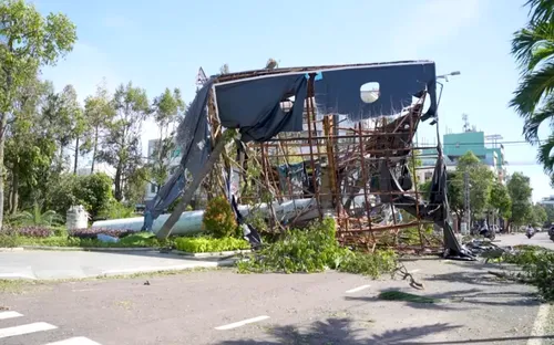 Gia Lai chịu thiệt hại nặng nề sau bão