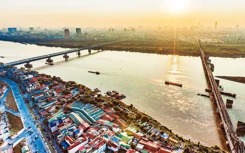 Hà Nội nghiên cứu trục cảnh quan sông Hồng quy mô 11.000 ha, vốn đầu tư hơn 400.000 tỷ đồng