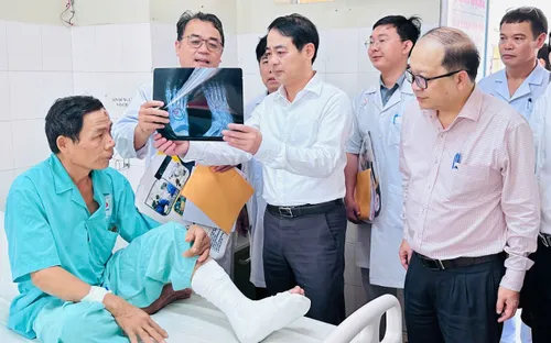 Điều trị miễn phí cho các nạn nhân bị thương trong vụ sạt lở đất tại đèo Khánh Lê