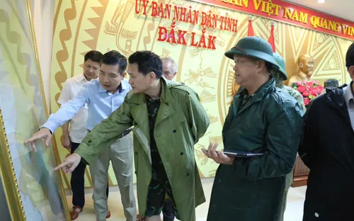 Đắk Lắk lập Sở Chỉ huy tiền phương ứng phó bão số 15