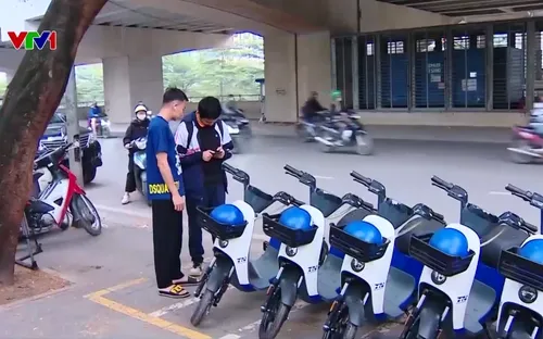 Xe đạp điện công cộng tại Hà Nội: Trạm xe khó tìm, giá thuê cao