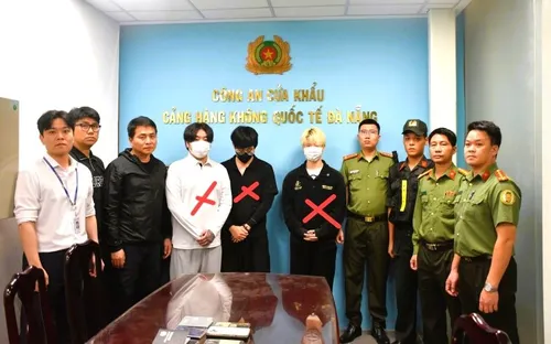 3 người Hàn Quốc điều hành đường dây lừa đảo, từ Campuchia trốn về Đà Nẵng