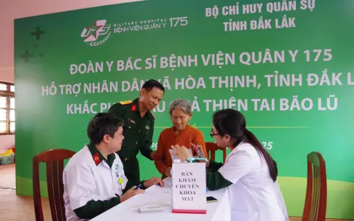 Điểm tựa sức khỏe cho người dân vùng thiên tai