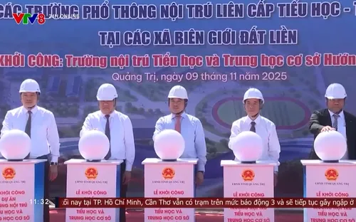 Quảng Trị khởi công trường nội trú tiểu học và trung học cơ sở Hướng Phùng