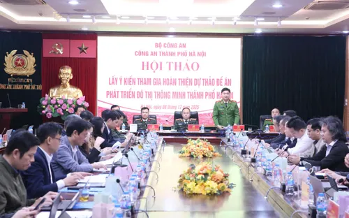 Công an Hà Nội lấy ý kiến xây dựng Dự thảo Đề án phát triển đô thị thông minh