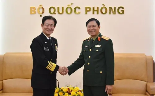 Thúc đẩy hợp tác trong lĩnh vực quốc phòng giữa Việt Nam và Nhật Bản