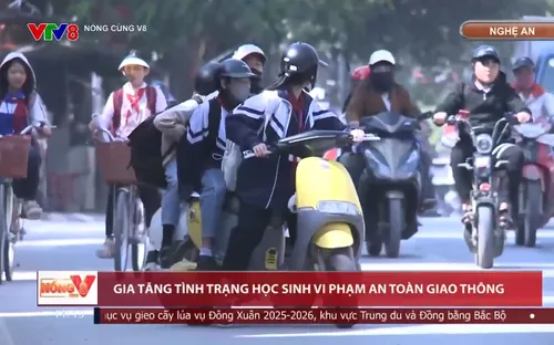 Gia tăng tình trạng học sinh vi phạm an toàn giao thông
