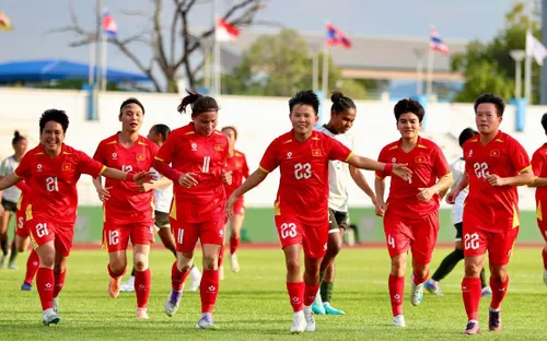 ĐT nữ Việt Nam thắng đậm Indonesia, thẳng tiến chung kết bóng đá nữ SEA Games 33