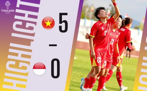 HIGHLIGHTS: ĐT nữ Việt Nam 5-0 ĐT nữ Indonesia | Bán kết SEA Games 33