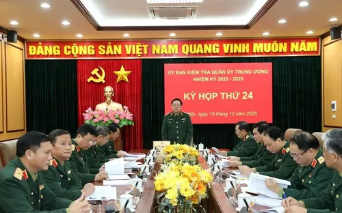 Đại tướng Nguyễn Trọng Nghĩa chủ trì Kỳ họp thứ 24 Ủy ban Kiểm tra Quân ủy Trung ương
