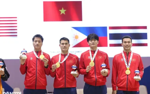 Đoàn thể thao Việt Nam chắc suất vị trí thứ ba sau ngày thi đấu bùng nổ