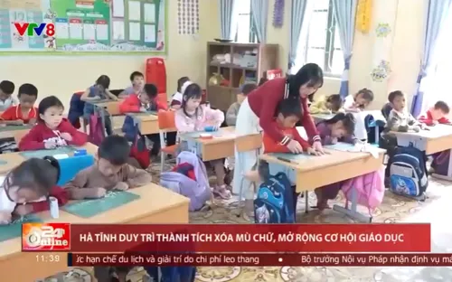 Hà Tĩnh duy trì thành tích xóa mù chữ, mở rộng cơ hội giáo dục