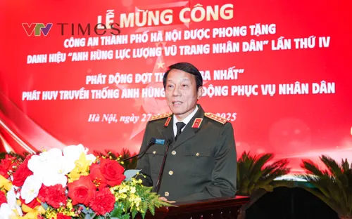 Công an thành phố Hà Nội đón nhận danh hiệu Anh hùng lực lượng vũ trang Nhân dân lần thứ IV