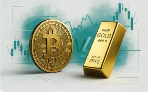 Vàng vật chất và tài sản kỹ thuật số cuộc đua nơi trú ẩn an toàn