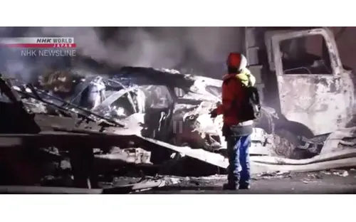 Tai nạn liên hoàn hơn 50 xe trên cao tốc gần Tokyo (Nhật Bản)