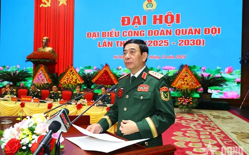Đại tướng Phan Văn Giang: Công đoàn Quân đội cần kiên định, đổi mới, phát triển