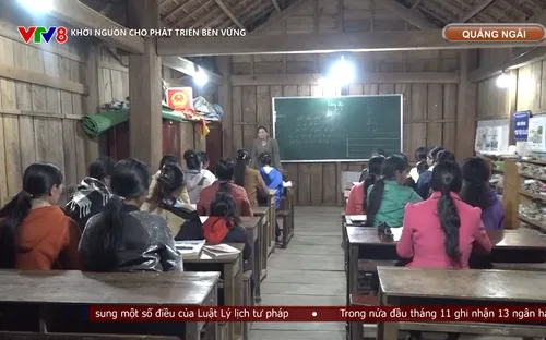 Khởi nguồn cho phát triển bền vững: Lớp học giữa đại ngàn