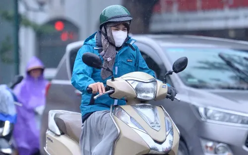 Bắc Bộ rét đậm, rét hại diện rộng; Trung Bộ mưa rào, cục bộ mưa to