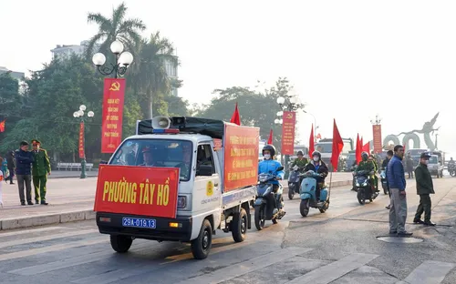 Hà Nội: Tây Hồ phát động đợt cao điểm chào mừng Đại hội XIV của Đảng
