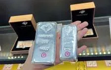Bạc thỏi Ancarat tăng mạnh, lên hơn 85 triệu đồng/kg