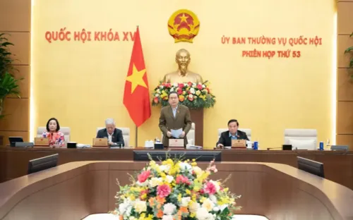 Chủ tịch Quốc hội Trần Thanh Mẫn chủ trì Phiên họp thứ 53 của Ủy ban Thường vụ Quốc hội