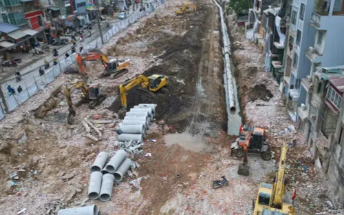 Vành đai 1 đoạn Hoàng Cầu - Voi Phục: Tăng tốc thi công, quyết tâm thông tuyến kỹ thuật trước ngày 15/1