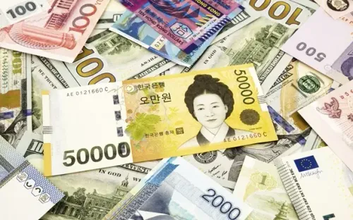 Đồng Won Hàn Quốc tiếp tục mất giá, rơi xuống mức thấp nhất gần một tháng