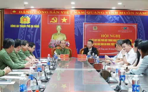 Tăng cường phối hợp thông tin truyền thông giữa Công an TP Đà Nẵng và VTV8