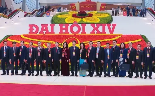 Ngày làm việc đầu tiên của Đại hội Đảng lần thứ XIV