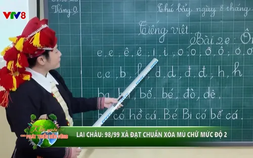 Lai Châu: 98/99 xã đạt chuẩn xóa mù chữ mức độ 2