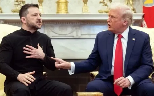 Tổng thống Trump biến Phòng Bầu dục thành “sân khấu quyền lực” của ngoại giao Mỹ