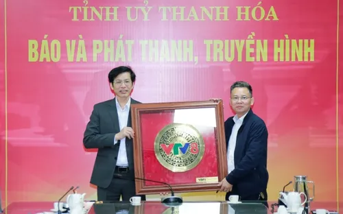 VTV8 tăng cường phối hợp với Báo và Phát thanh, truyền hình Thanh Hóa trong công tác tuyên truyền