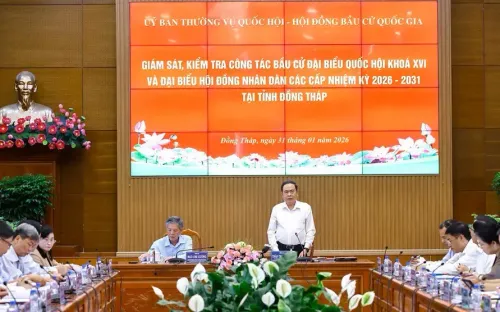 Chủ tịch Quốc hội yêu cầu lập danh sách cử tri chính xác, không để sót tại Đồng Tháp