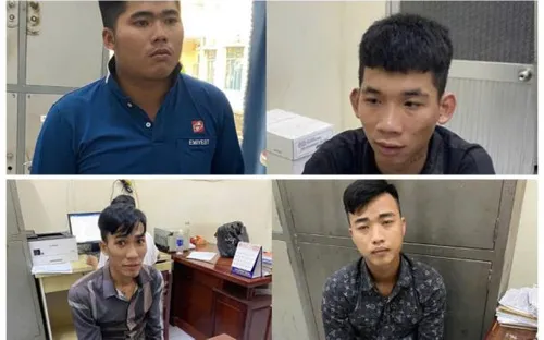 Bắt nhóm 4 thanh niên đột nhập Điện Máy Xanh trộm 40 điện thoại