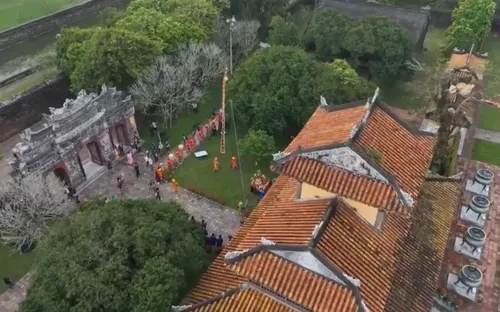 Lễ dựng nêu ở Hoàng cung Huế