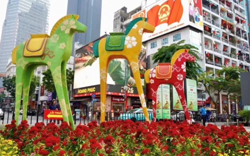 Tối 15.2 khai mạc đường hoa Nguyễn Huệ Tết Bính Ngọ 2026, lần đầu trình diễn mapping và AR