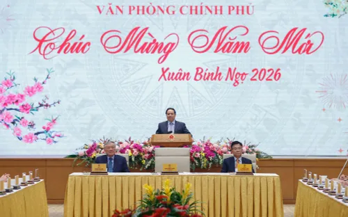 Thủ tướng Phạm Minh Chính yêu cầu Văn phòng Chính phủ bắt tay ngay vào nhiệm vụ sau Tết