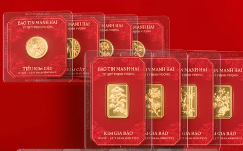 Một phân vàng hình thần tài, vàng "tí hon" đang được người tiêu dùng "săn đón"